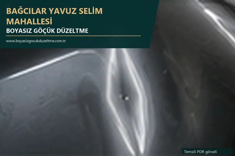 Bağcılar Yavuz Selim Mahallesi sabit nokta ve mobil PDR randevusunu anlatan temsili otomobil hizmeti görseli