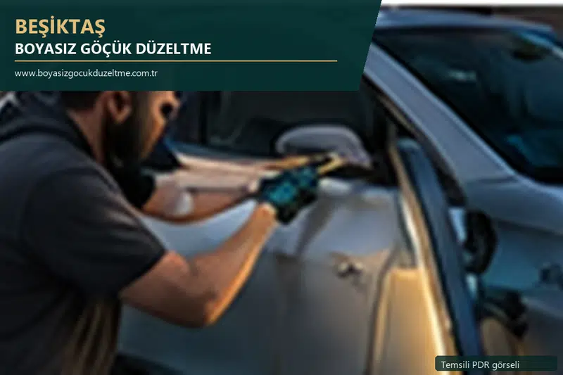 Beşiktaş sabit nokta ve mobil PDR randevusunu anlatan temsili otomobil hizmeti görseli