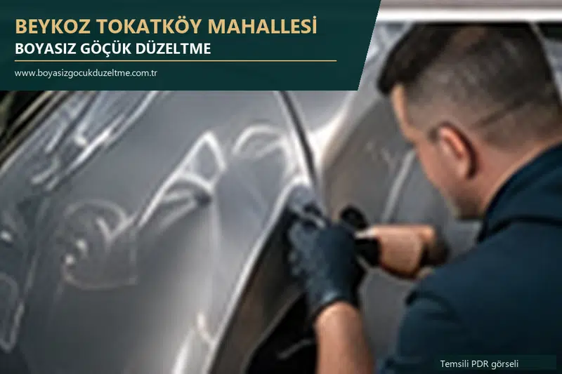 Beykoz Tokatköy Mahallesi sabit nokta ve mobil PDR randevusunu anlatan temsili otomobil hizmeti görseli