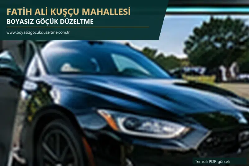 Fatih Ali Kuşçu Mahallesi sabit nokta ve mobil PDR randevusunu anlatan temsili otomobil hizmeti görseli