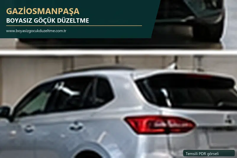 Gaziosmanpaşa sabit nokta ve mobil PDR randevusunu anlatan temsili otomobil hizmeti görseli
