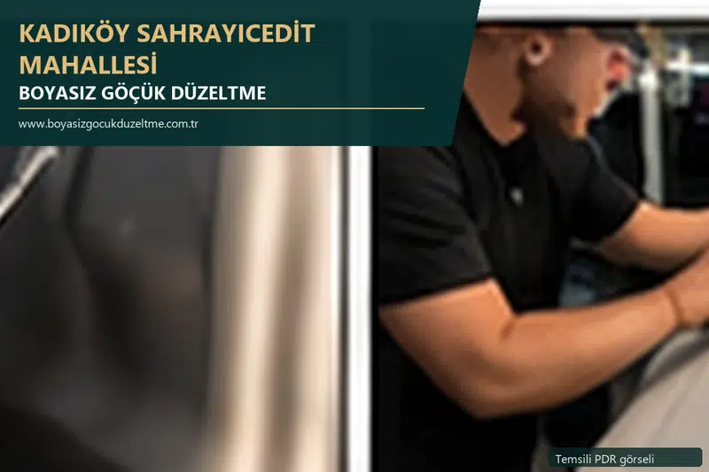 Kadıköy Sahrayıcedit Mahallesi sabit nokta ve mobil PDR randevusunu anlatan temsili otomobil hizmeti görseli