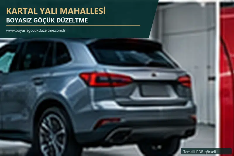 Kartal Yalı Mahallesi sabit nokta ve mobil PDR randevusunu anlatan temsili otomobil hizmeti görseli
