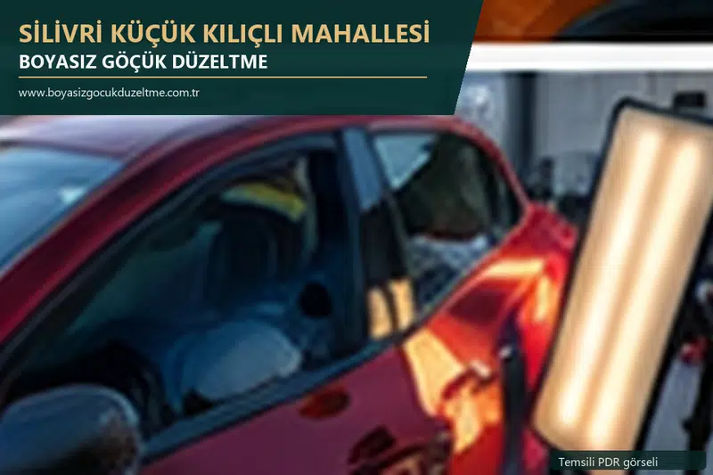 Silivri Küçük Kılıçlı Mahallesi sabit nokta ve mobil PDR randevusunu anlatan temsili otomobil hizmeti görseli