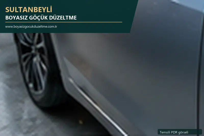 Sultanbeyli sabit nokta ve mobil PDR randevusunu anlatan temsili otomobil hizmeti görseli