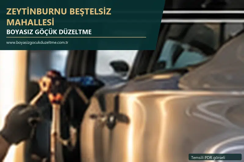 Zeytinburnu Beştelsiz Mahallesi sabit nokta ve mobil PDR randevusunu anlatan temsili otomobil hizmeti görseli