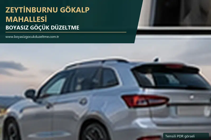 Zeytinburnu Gökalp Mahallesi sabit nokta ve mobil PDR randevusunu anlatan temsili otomobil hizmeti görseli