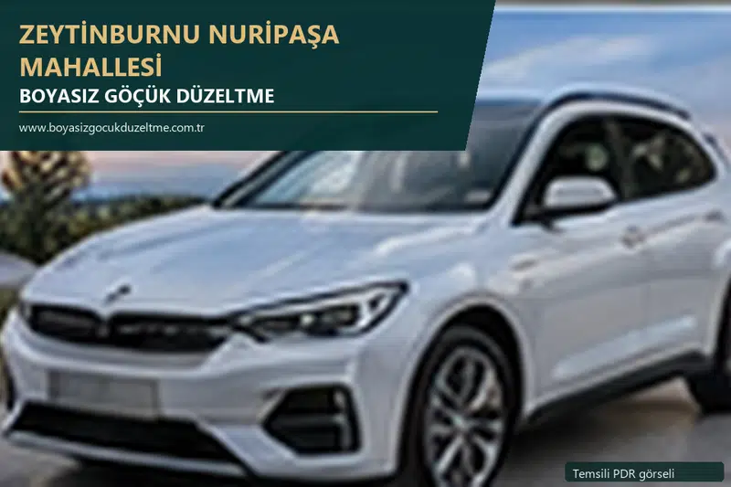 Zeytinburnu Nuripaşa Mahallesi sabit nokta ve mobil PDR randevusunu anlatan temsili otomobil hizmeti görseli