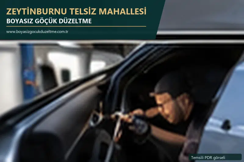 Zeytinburnu Telsiz Mahallesi sabit nokta ve mobil PDR randevusunu anlatan temsili otomobil hizmeti görseli