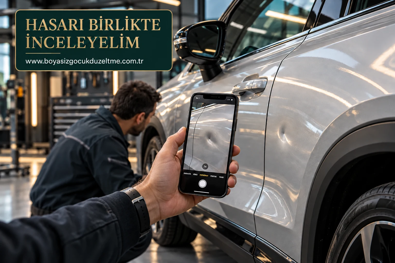 Göçüğün telefonla fotoğraflanması